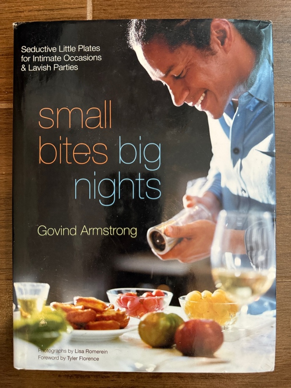 Small Bites Big Nights Cookbook by - Black Cover